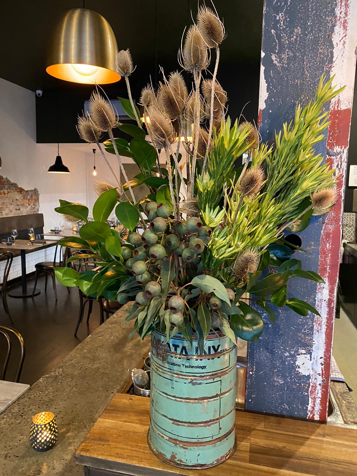 Hampstead flowers, Richmond, Melbourne, flowers at work, hospitality flowers, Melbourne flowers, flowers Melbourne CBD