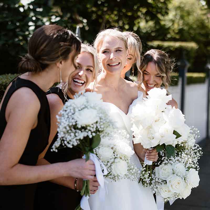 Hampstead flowers, weddings, Melbourne, Richmond, wedding flowers, event flowers, bride, bridal party, groomsman