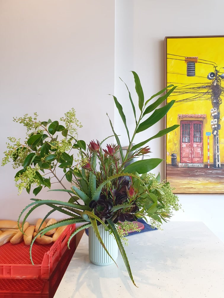 Corporate flower delivery, flowers for work, regular flower drops for any work space