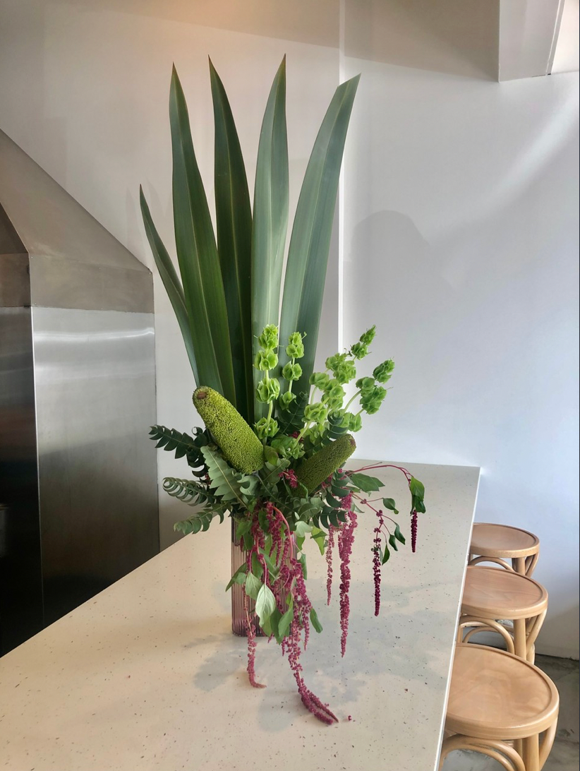 Hampstead flowers, Richmond, Melbourne, flowers at work, hospitality flowers, Melbourne flowers, flowers Melbourne CBD