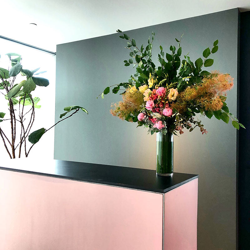 flowers at work, hospitality flowers, Melbourne flowers, flowers Melbourne CBD